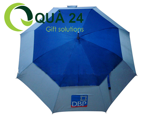 in logo quảng cáo trên ô dù